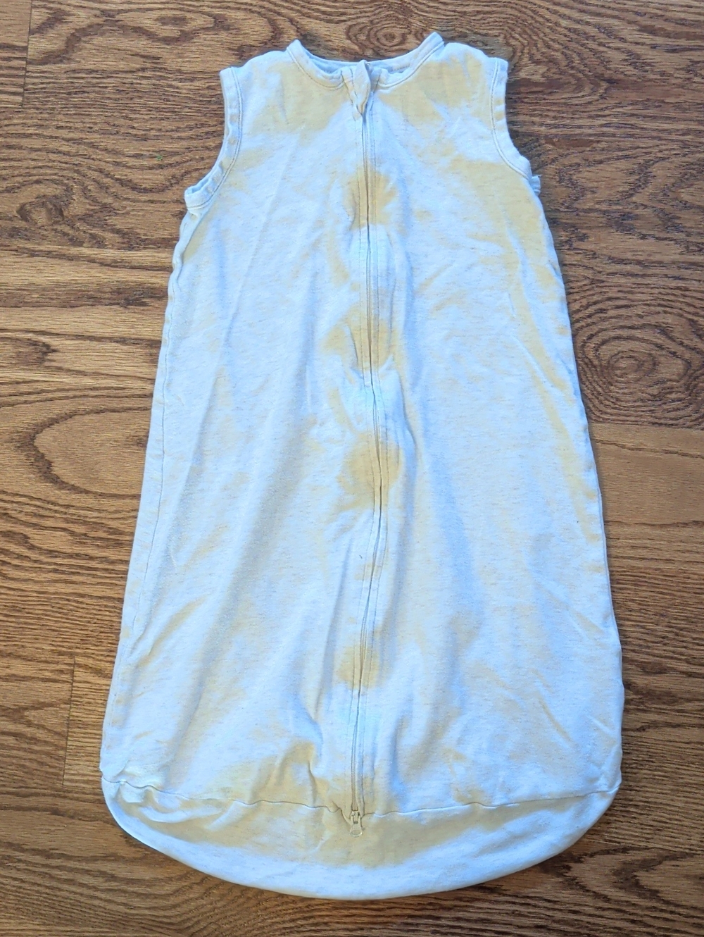 Baby Sleeveless Zipper Sleep Sack - Cream